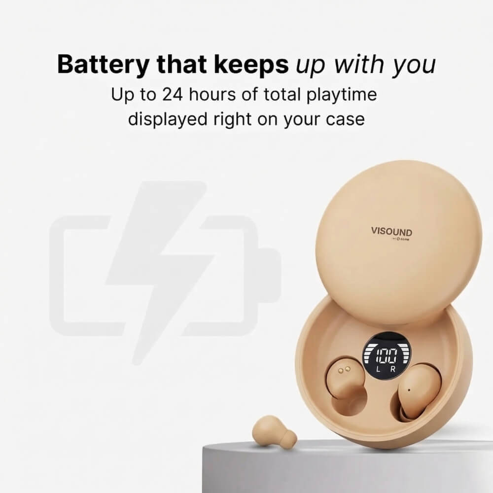 ViSound™ Air - Ultra-Light Earbuds - Skin Tones Ed